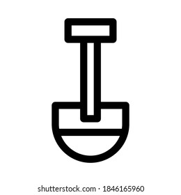 digging icon or logo isolated sign symbol vector illustration - high quality black style vector icons
