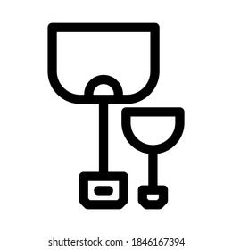 digging icon or logo isolated sign symbol vector illustration - high quality black style vector icons
