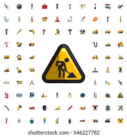 digging man icon illustration isolated vector sign symbol