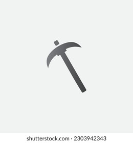 Digging tool Construction Vector Icon Ilustration Symbol