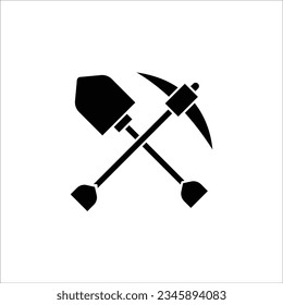 Digging Tools glyph icon. illustration graphic of Digging Tools glyph