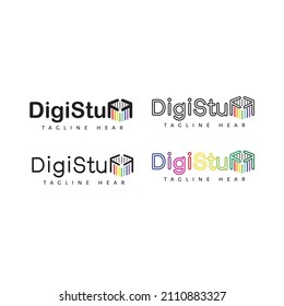 Digi Stuff logo - social media concept logo