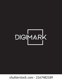 DigiMark abstract modern creative vector logo template 