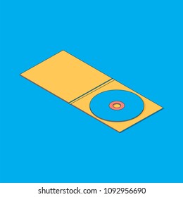 DIGIPAK CD issue with shadow on blue background