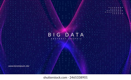 Digit Background. Deep learning: intelligence of the future. Software backdrop for visual education. Analytical patterns for global energy. Technolog Background.