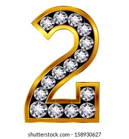 Digit number emblem