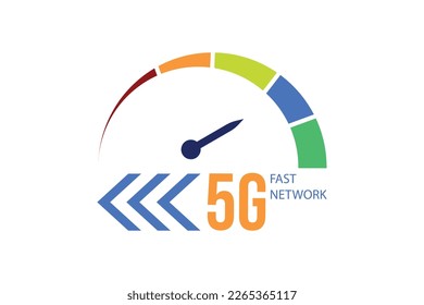 Digital 5g fifth generation technology vector