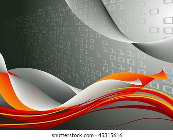 Digital abstract background