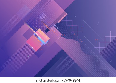 digital abstract background, abstraction composition