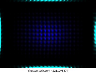 The digital abstract background. It's blue light on a black background, high-tech communication concept.