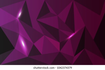 Digital abstract background with cosmic light.