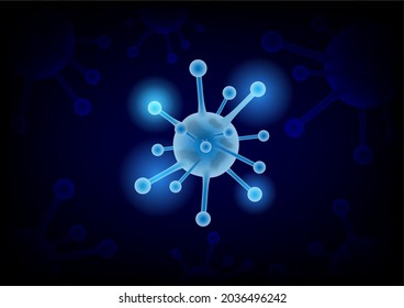 Digital Abstract background, Covid19 security,virus,corona virus, antiviral,shield protection technology network,wave internet communication graphic vecter