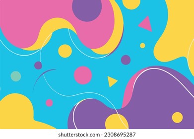 decoración de fondo abstracto digital ilustración vectorial