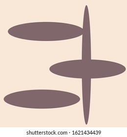 Digital abstract background expressive shape ornaments graphical design