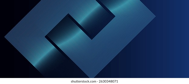 Tecnologia futurista de fundo abstrato digital. Fundo de gradiente azul escuro abstrato. Tecnologia futurista consept padrão de luxo. Gráfico degital de alta qualidade. 