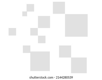 Digital Abstract Background. Geometric Shape Square Pixel. Usable for Technology, Digital and Other. Flat Vector Design Template Element