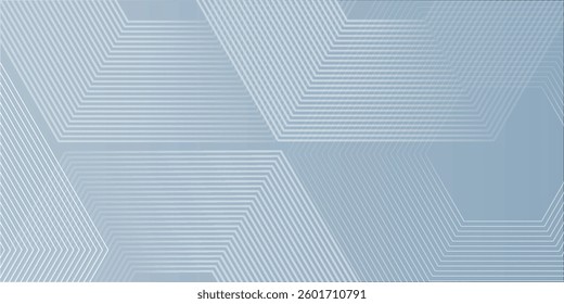 Digital abstract background hexagon lines on gray background simple art modern nice