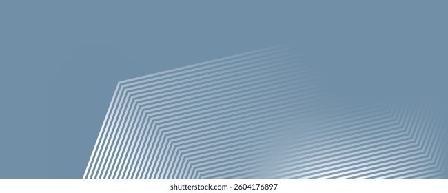 Digital abstract background hexagon lines on gray background. Futuristic digital network stripe line art design for poster, brochure, cover, website, banner eps 10