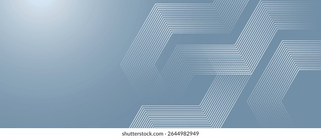 Digital abstract background hexagon lines on gray background. Futuristic digital.vector eps10