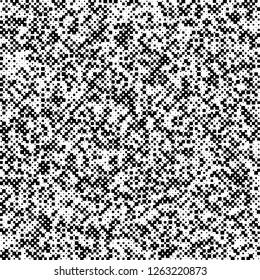 Resumen digital Fondo de píxeles en blanco y negro, patrón de búsqueda sin vectores, textura de píxeles aleatorios