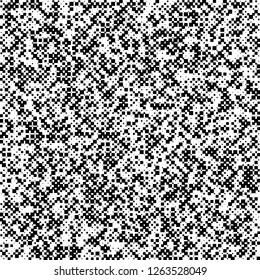 Digital Abstract Black and White Pixel Background, QR Code Abstract Background, Vector Seamless Pattern, Random Pixel Texture