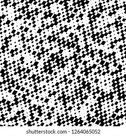 Digital Abstract Black and White Pixel Background, QR Code Abstract Background, Random Pixel Texture