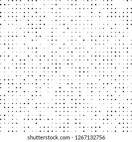 Digital Abstract Black and White Pixel Background, QR Code Abstract Background, Random Pixel Texture