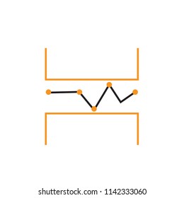Digital Abstract Business graph
