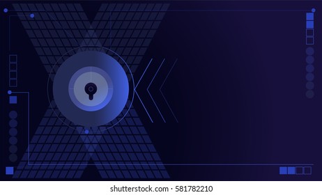 Digital Abstract Business Security technology vector background