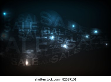 digital abstract card. Vector illustration