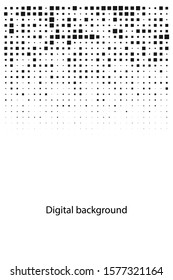 digital abstract cover with pixels, geometric background, pixels pattern, vector texture