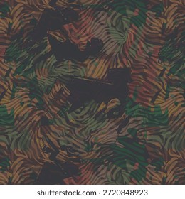 Diseño abstracto digital con colores atrevidos y Formas fluidas, creado para la impresión de tela sin costuras, ideal para textiles de moda y uso de patrones de superficie modernos.