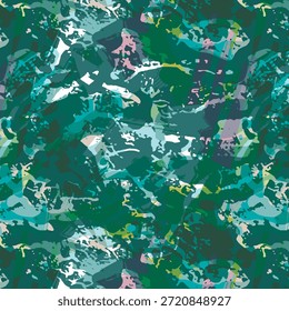 Diseño abstracto digital con colores atrevidos y Formas fluidas, creado para la impresión de tela sin costuras, ideal para textiles de moda y uso de patrones de superficie modernos.