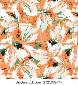 Diseño abstracto digital con colores atrevidos y Formas fluidas, ideal para la impresión de la tela, textiles, moda, patrones sin costuras, superficies textiles creativas modernas, fondos, impresiones