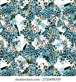 Diseño abstracto digital con Formas audaces y colores vibrantes, perfecto para la impresión de la tela, textiles, moda, patrón sin fisuras, alta resolución, estilo artístico moderno del fondo.