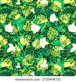 Diseño abstracto digital con Formas audaces y colores vibrantes, perfecto para la impresión de la tela, textiles, moda, patrón sin fisuras, alta resolución, estilo artístico moderno del fondo.