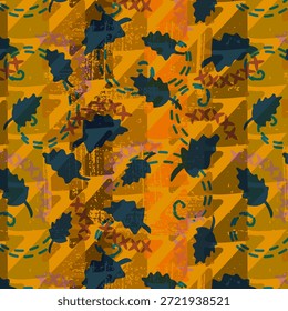 Diseño abstracto digital con colores atrevidos y Formas fluidas, ideal para la impresión de telas, textiles, moda, patrones sin costuras, superficies modernas y fondos textiles creativos