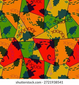 Diseño abstracto digital con colores atrevidos y Formas fluidas, ideal para la impresión de telas, textiles, moda, patrones sin costuras, superficies modernas y fondos textiles creativos