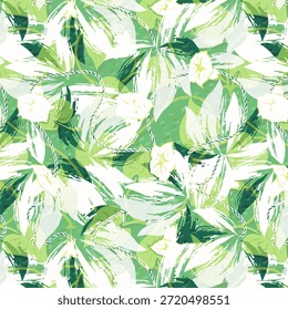 Diseño abstracto digital con Formas modernas y colores vibrantes, ideal para la impresión de telas, textiles, moda, decoración del hogar, patrón sin fisuras, alta resolución, estilo de fondo artístico contemporáneo.