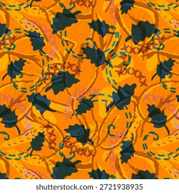 Diseño abstracto digital con colores vibrantes y Formas fluidas, perfecto para la impresión de la tela, textiles, moda, patrones sin costuras, fondos textiles creativos modernos, superficies, impresiones