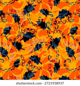 Design abstrato digital com cores vibrantes e formas fluidas, perfeito para impressão de tecido, têxteis, moda, padrões sem costura, fundos têxteis criativos modernos, superfícies, impressões