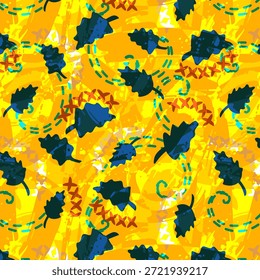 Digital abstract design with vibrant colors and flowing shapes, ideal for fabric printing, textiles, fashion, seamless patterns, modern creative textile backgrounds, surfaces, prints