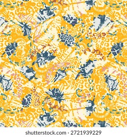 Design abstrato digital com cores vibrantes e formas fluidas, ideal para impressão de tecidos, têxteis, moda, padrões sem costura, fundos têxteis criativos modernos, superfícies, impressões