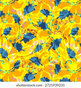 Diseño abstracto digital con colores vibrantes y Formas fluidas, ideal para la impresión de la tela, textiles, moda, patrones sin costuras, fondos textiles creativos modernos, superficies, impresiones