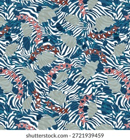 Diseño abstracto digital con colores vibrantes y Formas fluidas, ideal para imprimir telas, textiles, moda, patrones sin costuras, fondos textiles creativos modernos, superficies, impresiones