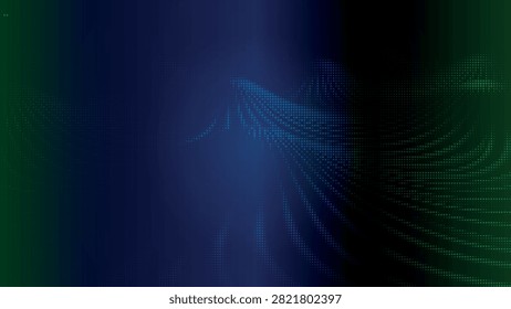 Digital Abstract Glowing Blue Light Patterns Isolated Background Design