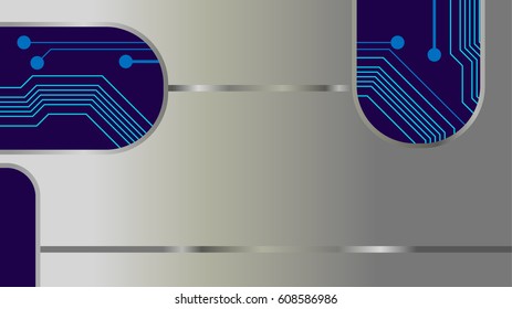 Digital abstract mainboard background