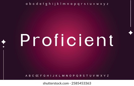 Digital Abstract minimal modern alphabet fonts for logo. Typography technology electronic digital music future creative font. vector illustration
