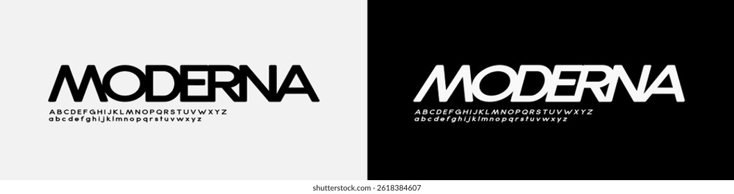 Digital Abstract minimal modern alphabet fonts for logo. Typography technology electronic digital music future creative font. vector illustration 
