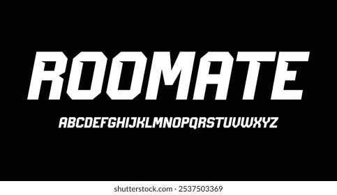 digital abstract modern alphabet fonts and number. Typography electronic sport music future creative font and numbers design concept. vector illustration
